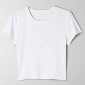 Aritzia Ribbed Crewneck Go-To Tee